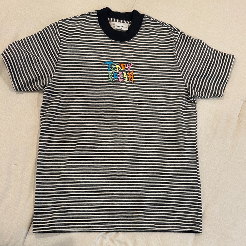 Teddy Fresh Multicolor Logo Striped Tee